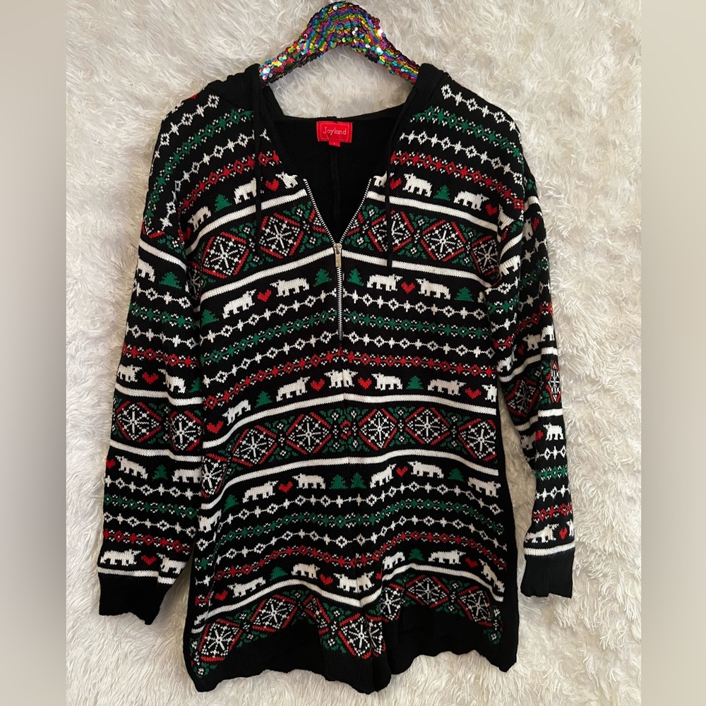 Christmas themed onsie-shorts